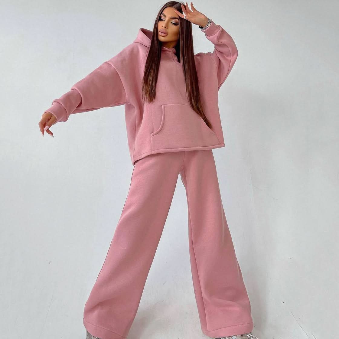 Lyra | Women's Oversized Hoodie and Flare Trousers Set